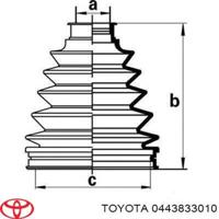 toyota 0443833010